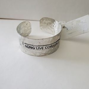 Long Live Cowgirls cuff bracelet